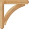 Ekena Millwork Thorton Craftsman Rough Sawn Bracket w/ Offset Brace, Western Red Cedar, 6"W x 30"D x 30"H BKT0604X30X30THR04RWR - alternate 2